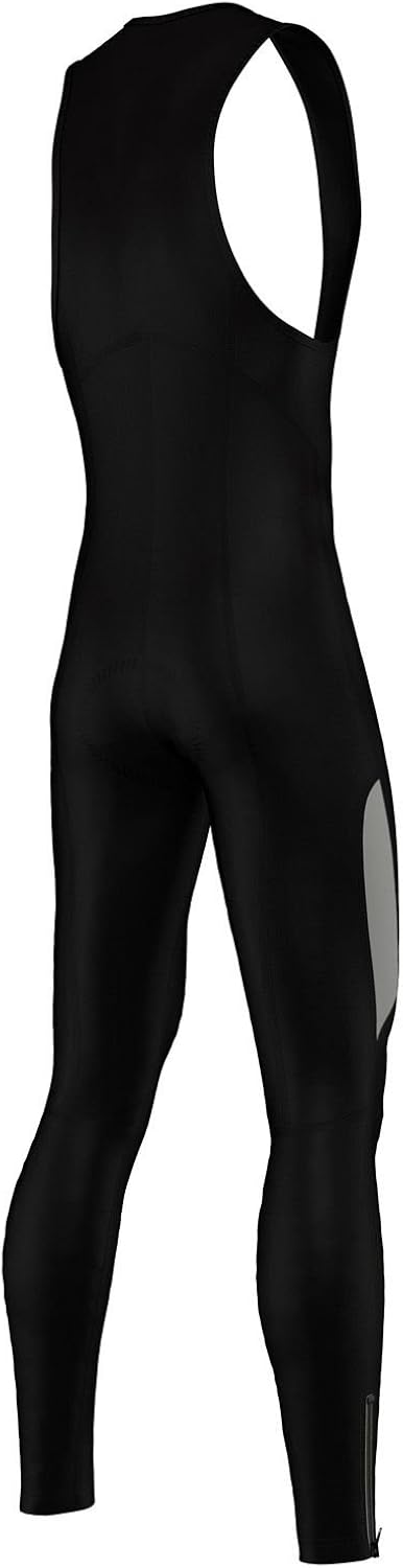 Zimco Men Cycling Bib Tight Windproof Thermal Bicycle Bib Pant Padded: Clothing