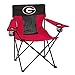 Logo Brands NCAA Georgia Bulldogs Elite Chair, Unisex Adult Chair with Two Cup Holder, One Size, Team Color