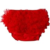DOOVID Baby Bloomers Diaper Covers for Girls Ruffle Bloomers for Infant Girls Newborn Shorts Underwear