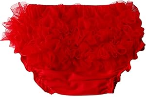 DOOVID Baby Bloomers Diaper Covers for Girls Ruffle Bloomers for Infant Girls Newborn Shorts Underwear
