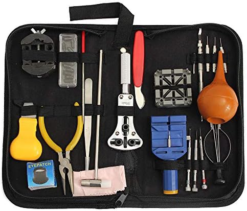 Saying 22 Pcs/Set Watch Repair Tool, Combination Tool Watch Change Battery Tool Repair Kits anf Enjoy for Fun