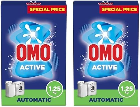 Omo Blue OMO Automatic Powder Laundry Detergent, Active, up to 100% stain ...