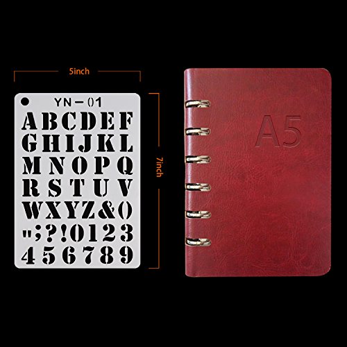 1 YUEAON+Stencils+Alphabet+Supplies+Scrapbooking