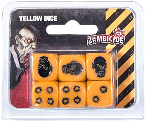 CMON Zombicide: Yellow Dice Pack Board Game