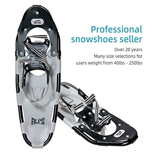 ALPS Lightweight Men Snowshoes with Carrying Tote Bag 21"/25"/30"