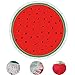Large Round Picnic Mat Beach Blanket with Tassels Ultra Soft Super Water Absorbent Multi-Purpose Towel 59 inch Across Multifunctional Purposes Blanket, Wash Machine Easy wash (016 Watermelon)