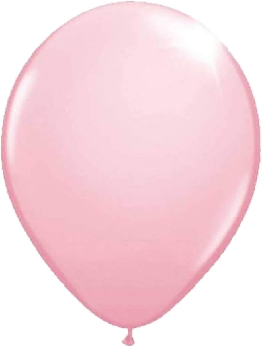 Folat 08402 Metallic Pink Deluxe Latex Helium Quality 30cm Balloons - 10 Pack