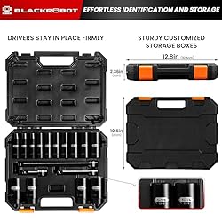 BLACKROBOT 1/2" Drive Impact Socket Set, 17 Pcs