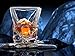 Ashcroft Crystal Iceberg Whiskey Glass Set, High End Whiskey Glasses Set of 2, Best Whiskey Glasses, Scotch or Bourbon Glasses. Large Premium 10oz Leadfree Glassware Tumblers with Luxury Giftbox
