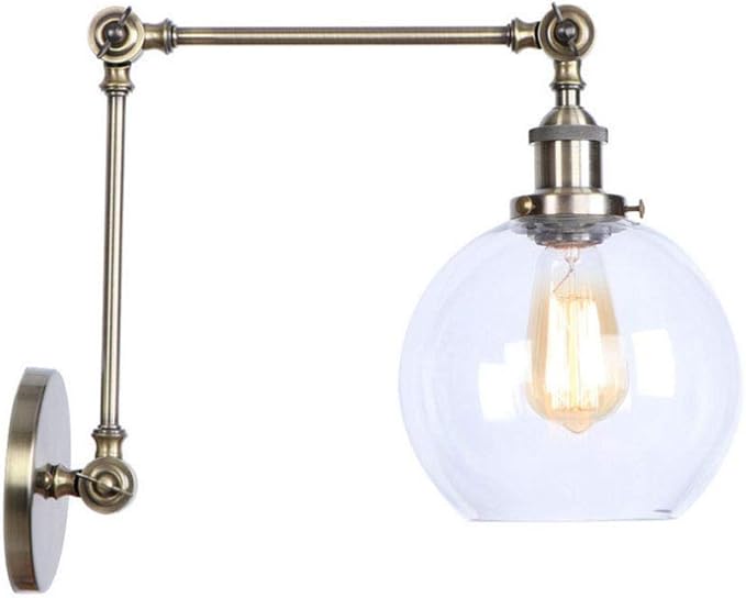 Industrial Edison E27 Hierro Lampbody Aplique de pared Lámpara pared