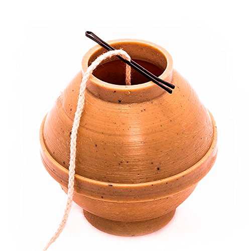 Candle Shop - Ball diameter: 3.1 in - Sphere - 30 ft. of wick included as a gift - Plastic candle molds for making candles