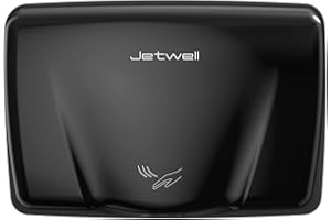 JETWELL High Speed Commercial Automatic Hand Dryer - Heavy Duty Stainless Steel Hand Dryer - Warm Wind Hand Blower