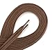 OrthoStep Cotton Flat Dress Thin 30 inch Light Brown Shoe laces 2 Pair Pack