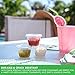 Galashield 100 Sets 1 oz Small Plastic Containers with Lids, Jello Shot Cups, Disposable Portion Containers, Souffle Cups for Sauce and Dressing