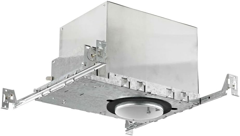 4-Inch New Construction GU10 Recessed Can Light IC & Airtight Flat Ceiling