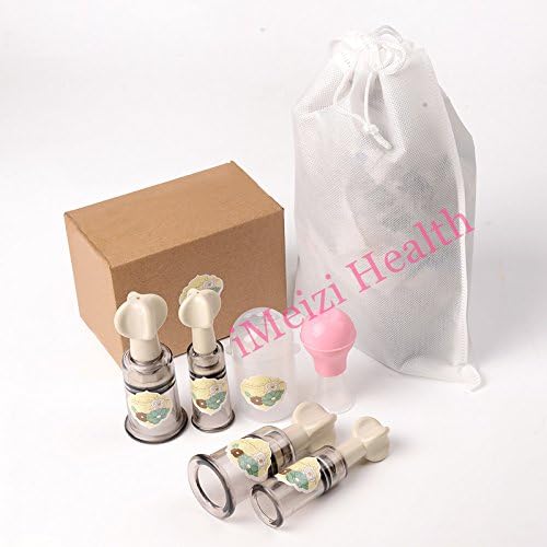 4 Pieces Easy Twist Suction Cupping Massage Cupping Therapy Anti-Aging Skin for Muscle Soreness Pain Relief Injury Recovery/Nipple Correction