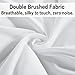 Comforter Soft Goose Down Alternative Duvet Insert Warm Winter 2100 Series Quilt with Corner Tab for All Season, Prima Microfiber Filled (White, King-1)