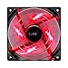 AeroCool Shark 120mm Red Cooling Fan EN55437