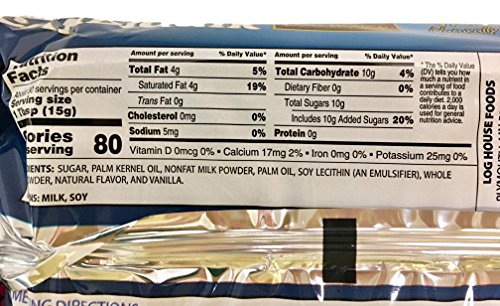 Log House Candiquik Candy Coating - One Vanilla, One Chocolate With Microwavable Trays - Holiday Christmas Baking Supplies