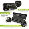 Razorri-E5200-M-Vacuum-Sealer-with-Starter-Kit-for-Food-Sous-Vide-Cooker-Compact-and-Full-Function-includes-Rolls-and-Bags-Easy-to-use-Indicator-Lights-Vacuum-Speeds-Selectable-Black