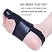 Bunion Corrector by Quanquer [Pair] - Bunion Splint Toe Straightener Brace for Hallux Valgus Pain Relief Fits Men & Women (Black)
