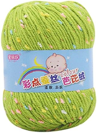 Clearance Sale! Yarns for Knitting Crochet Craft,KFSO Hand Knitting Knicker Yarn Crochet Soft Scarf Sweater Hat Yarn Knitwear Wool,Rainbow Dot (T)