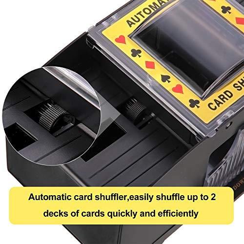 Automatic Card Shuffler Battery Operated 2 Deck Automatic Playing Card