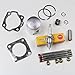 NICHE Cylinder Piston Gasket Head Top End Kit for Suzuki JR50 1978-2006