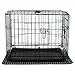 Bone Dry Striped Pet Cage Mat, X-Large - 25 x 39, Gray