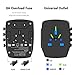 Universal Travel Adapter, International Power Adapter with 4 High Powered Smart USB Charging Ports and US/EU/UK/AU Plugs for Europe USA UK France Germany Japan and More Than 160 Countries, Black