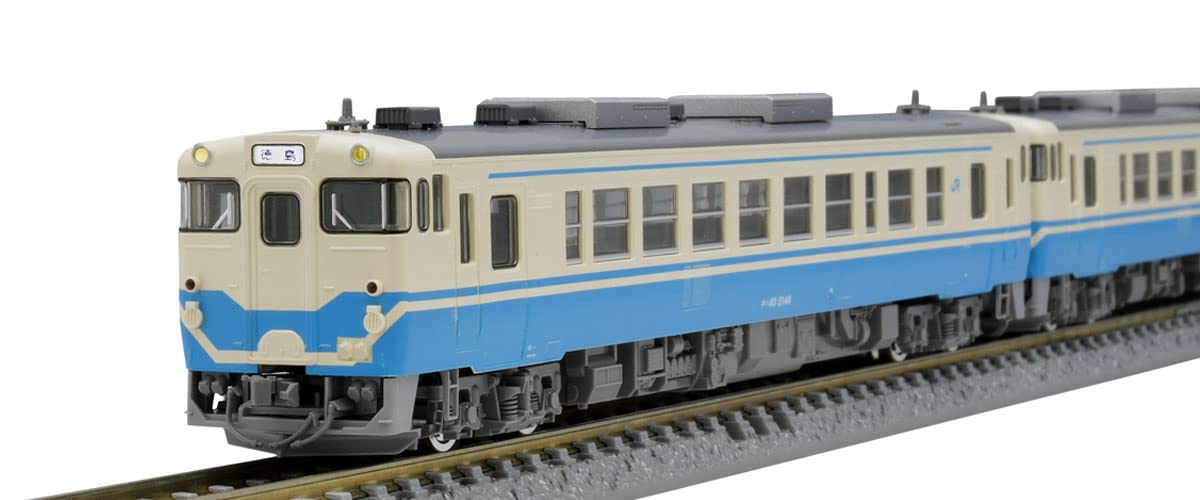 Manometro TOMIX N 8466 - Kiha 40 2000 (livrea Nord-est) - Modello Ferroviario In Scala N, Con Luci E Volano