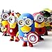 Despicable Me Minions Superheroes Action Figures 8pcs/set Toys Size ~ 3.5 inch