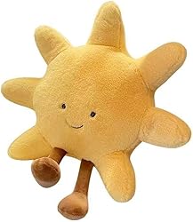 JOSON Sun Shaped Plush Toys, Soft Bedside Sofa