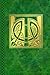 Celtic Letter T Vintage Irish Monogram Journal: Green Gold Celtic Knot Name Initial Diary Blank Line by