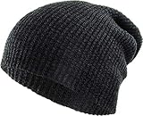 KBW-10 BLK Comfortable Soft Slouchy Beanie