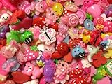30pc Assorted Bows, Cats, X, Sundae, Cupcake, Teddy Bear, Floral, Hearts, Bir...
