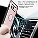 Galaxy S8 Plus Case,DAUPIN 360 Rotating Ring Grip Holder Stand Metal Patch Shock-Absorption Drop-Protection Hard PC Shell Soft TPU for S8+/s8 plus-Rose Gold…