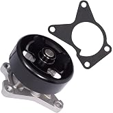 KEYOOG Engine Water Pump Kit w/Gasket AW6218 (For 1.8L/2.0L) Fit For 2015-2018 Chevy City Express /2009-2014 Ni-ssan Cube [2007-2012 Sentra Versa] 2013-2020 NV200 (OE# 21010EN225 B1010EN20B)