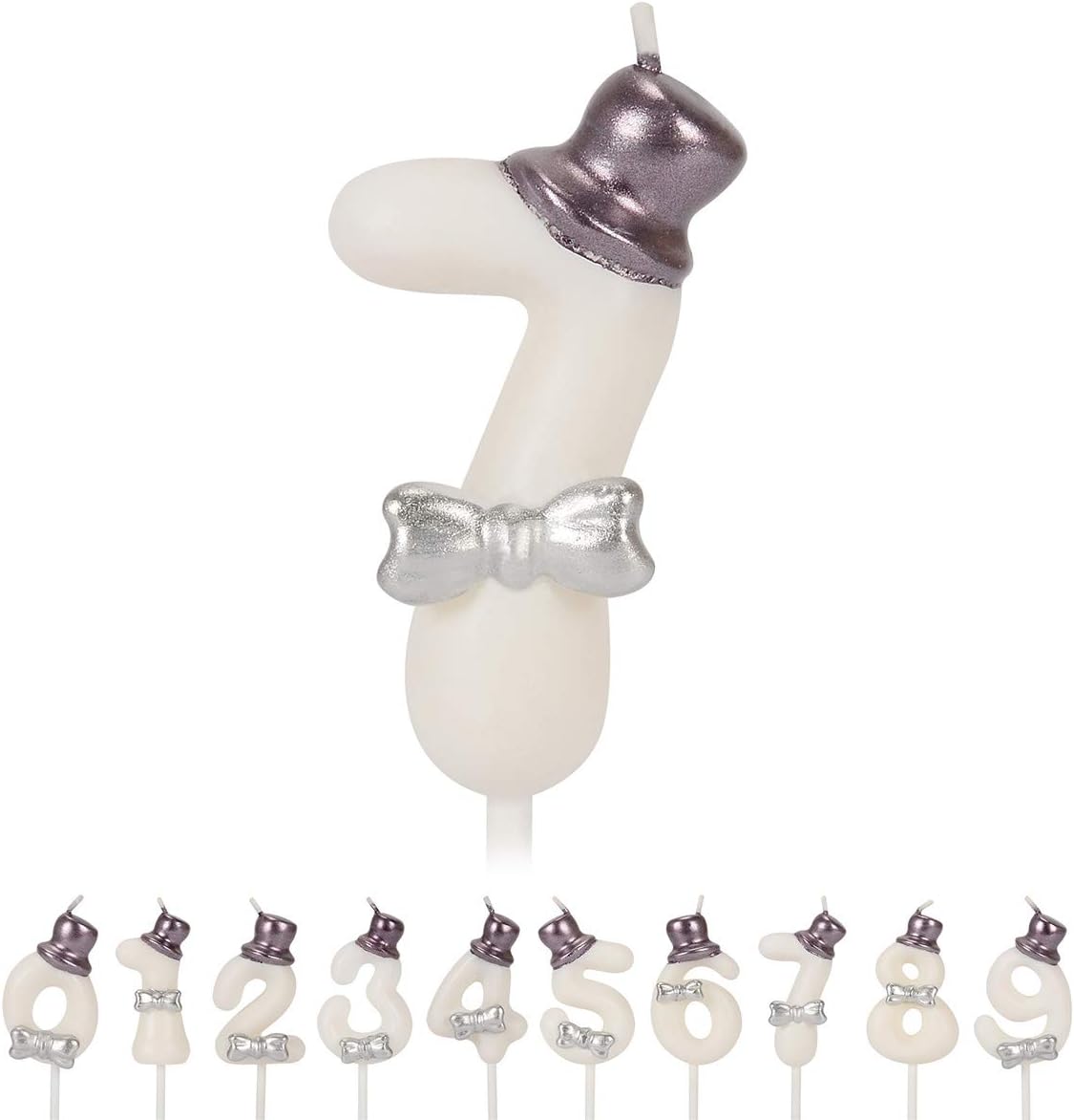 FYYZY Birthday Candles Numbers for Kids Cake Topper Numeral Candle Party Wedding Anniversary Decorations