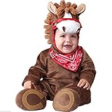 InCharacter Baby Boy's Playful Pony Costume, Brown, Small (6-12months)