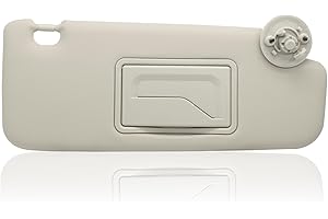 CRAZYPARTS Passenger Right Side Sun Visor Replacement Compatible with Chevy Sonic 2012-2019 Spark 2013-2016 Replacement Number P95327507 Colour Gray