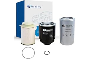 RARAYC 6.7L Cummins Fuel Filter Water Separator Set | Replacement for 2013-2018 Dodge Ram 2500 3500 4500 5500 6.7L | Replaces# 68197867AA 68157291AA 5083285AA