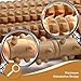 SPJ: Reflexology Acupressure Stress Relief Oriental 5 Wooden Foot Massage Roller Blood Circulation Promotion Plantar Fasciitis Care (10.7 X 6.5 X 1.8 inches)