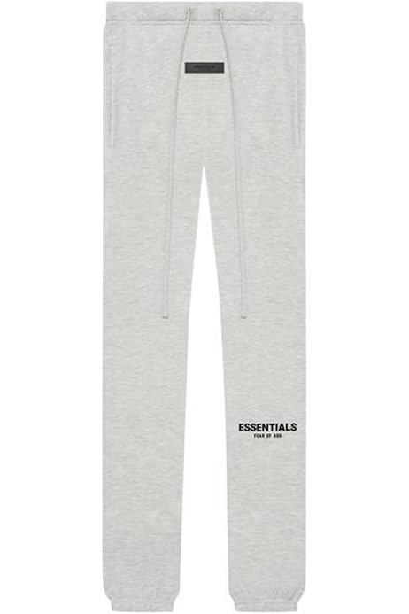 Amazon.com: Essentials Fear of GOD Sweatpants_Light Oatmeal_Small  