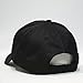 Plain Pro Mesh Low Profile Baseball Cap with Adjustable Velcro (Varied Colors) (Black)
