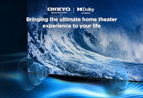 TCL 55QM8B 55-inch QLED Mini LED Smart TV, 4K HDR Premium 1300nits, Powered by Google TV (Dolby Vision & Atmos, Onkyo 2.0 sound system​, 144Hz Motion Clarity Pro, Hands-Free Voice Control)