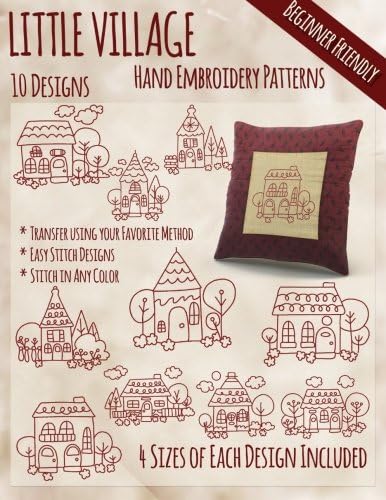 Little Village Hand Embroidery Patterns Paperback – 21 Mar. 2016
