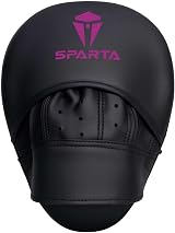 Sparta Focus Pads Boxing Mitts Curved Hook Jab Target Hand Pads Purple view 3