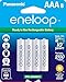 Panasonic BK-4MCCA8BA eneloop AAA 2100 Cycle Ni-MH Pre-Charged Rechargeable Batteries, 8 Pack primary