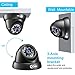XVIM 8CH 720P Video Security Camera DVR System, 4 HD 1.0MP Indoor Outdoor Dome CCTV Surveillance Cameras with 85ft Night Vision, 1TB Hard Drive